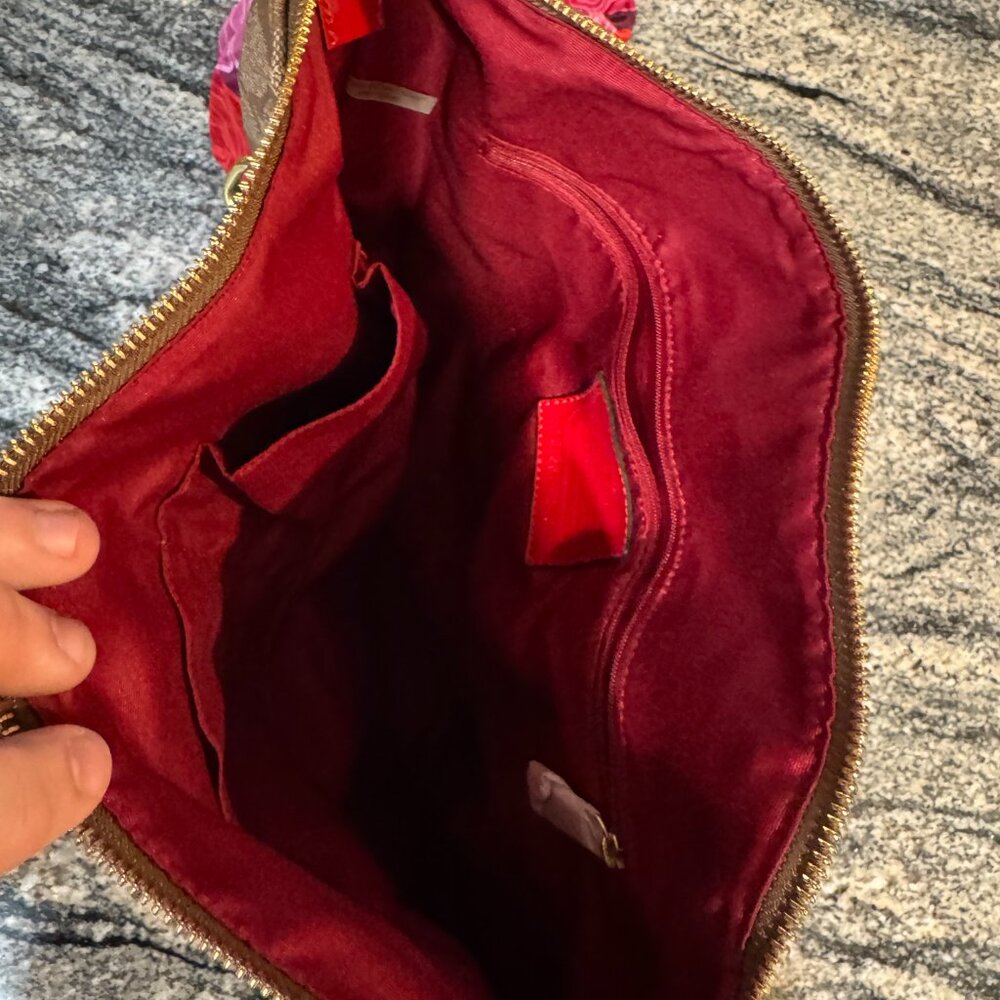 Vintage Coach Bag with Scarf - Picture 2 of 2